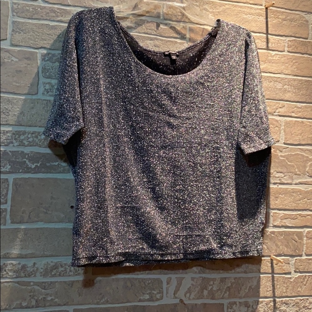 Express sparky gray top